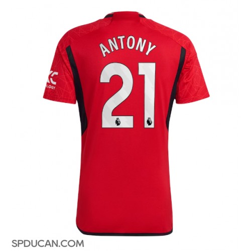 Muški Nogometni Dres Manchester United Antony #21 Domaci 2023-24 Kratak Rukav